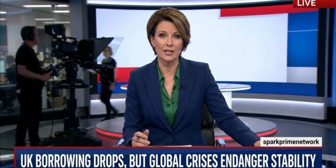 UK Borrowing Drops, but Global Crises Endanger Stability