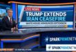 Trump Extends Iran Ceasefire