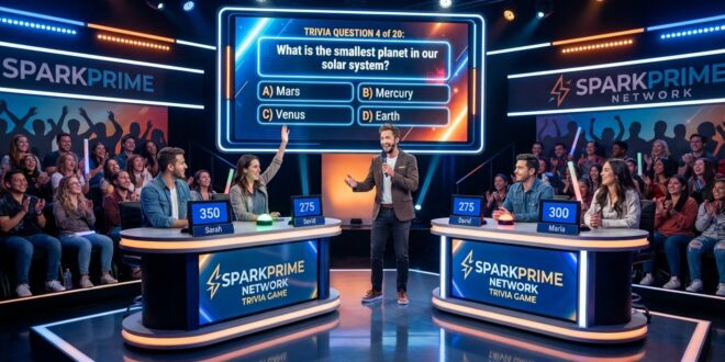 SparkPrimeNetwork Trivia Game