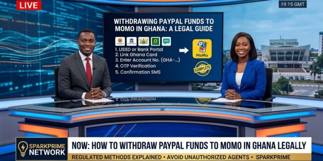 How to Withdraw PayPal Funds to MoMo in Ghana