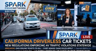 California Driverless Car Tickets