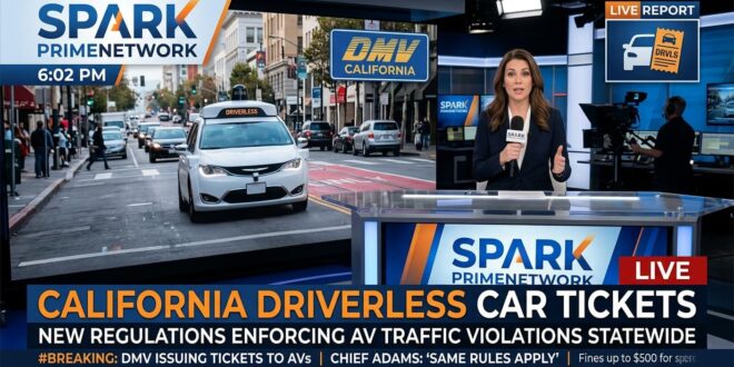 California Driverless Car Tickets