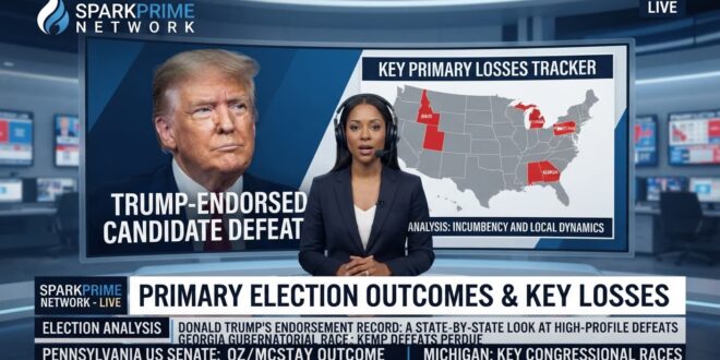 Trump-endorsed candidate primary election defeats
